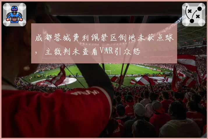 成都蓉城费利佩禁区倒地未获点球，主裁判未查看VAR引众怒